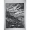 1871 UI ETATS UNIS INCENDIE FORETS BORDS LAC MICHIGAN