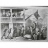 1862 USA GUERRE CIVILE CONFEDERE TROUPE PARTISANS SUD VILLE GOSPORT PASSAGE