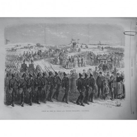 1871 UI REMISE FORT NOGENT TROUPES FRANCAISES