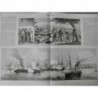 1862 USA GUERRE CIVILE GENERAL SHERIDAN STEAMER CUIRASSE ARKANSAS TYLER ATTAQUE