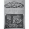 1866 UI VISITE CATACOMBES PARIS CARREFOUR MEMENTO DESSIN M. DELANNOY