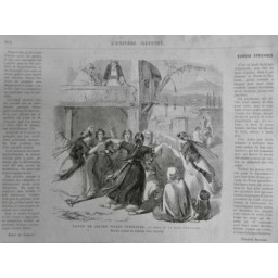 1868 UI DANSE RONDE JEUNE FILLE SYRIENNE BAIE ANTIOCHE