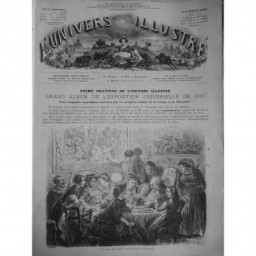 1868 UI FETE ROIS DESSIN M. LIX