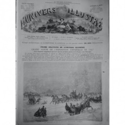 1868 UI DESCENTE POLICE CARRIERES AMERIQUE DESSIN M. LIX