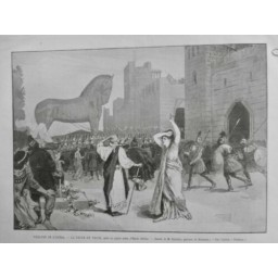 1899 UI ULYSSE ODYSSEE TROIE CHEVAL THEATRE BERLIOZ