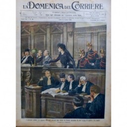 1909 DC PROCES TRIBUNAL AVOCAT STEINHEIL PARIS MEUTRE MARI MERE