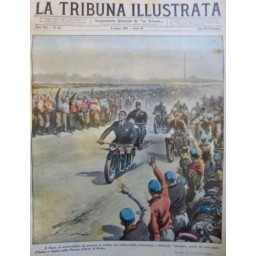 1933 TI MOTOCYCLETTE COURSE ROME CENTAURE ARTICLE MAGAZINE DUC