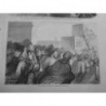 1862 MI DAUMIER DESSIN VOYAGEUR DIMANCHE FOULETRAIN GARE