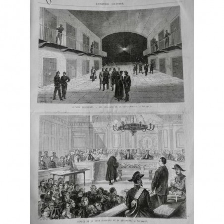 1870 UI JUSTICE AFFAIRE TROPPMANN CELLULE CONCIERGERIE COUR ASSISE AVOCAT