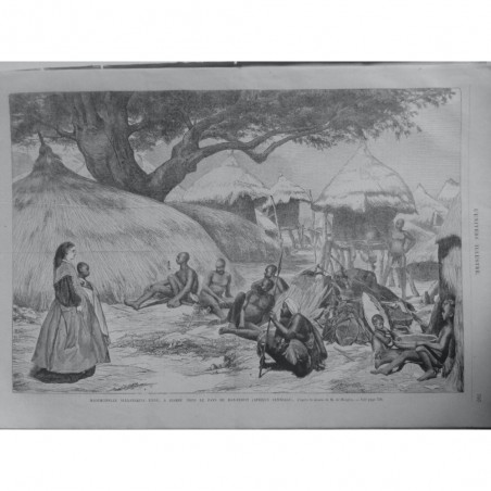 1866 UI MADEMOISELLE ALEXANDRINA TINNE PAYS DAR FERTIT AFRIQUE CENTRALE