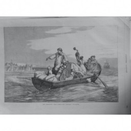 1866 UI EMIGRANTS TABLEAU M.C. SCHLESINGER