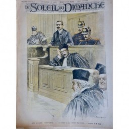 1892 SDD JUSTICE COUR ASSISE ANASTAY GRAND COUPABLE ACCUSÉ DEFENCE AVOCAT