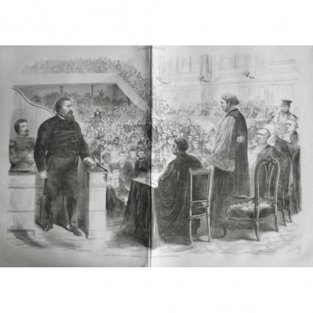 1870 MI JUSTICE PROCES HAUTE COUR SIGNIFICATION VERDICT ACCUSÉ HAUT JURY