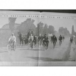 1910 VELO VILLE DE PARIS TOULOUSE-BORDEAUX ETAPE PELOTON TROUSSELIER