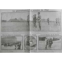 1915 E GARROS ROLAND GUERRE AERONAUTE VOL AVION