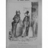 1854 DAUMIER GRAVURE ROBERT MACAIRE CABRIOLET ACTION CHEVAL ECONOMIE