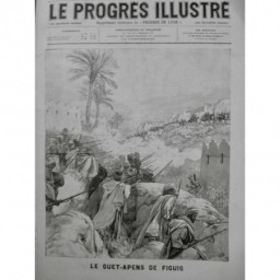 1903 PI MAROC FIGUIG GUET APENS EMBUSCADE TROUPE SULTAN MAROCAIN