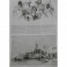 1864 UI MAROC TANGER PLAGE FORTERESSE MOSQUEE TOUR TYPE POPULATION TURBAN