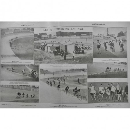 1904 VGA VELO VELOCIPEDE BOL D OR VELODROME BUFFALO PETIT BRETON VAINQUEUR