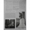 1916 RODIN MAITRE COLLECTION SCULPTEUR STATUE HERCULE MUSEE PENSEUR 2 JOURNAUX