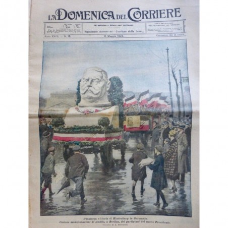 1925 DC VICTOIRE HINDENBURG ALLEMAGNE DEFILÉ BUSTE PRESIDENT BERLIN