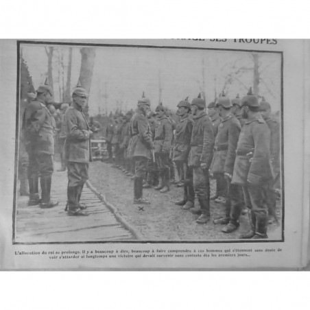 1915 04 ROI BAVIERE TROUPE ALLOCUTION ENCOURAGEMENT