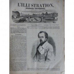 1847 I GRANDVILLEPARIS ATELIER MINIATURISME DESSIN PORTRAIT VIE