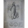 1858 I GAVARNI DESSIN JARDINERIE PLANTE AMATEUR RETRAITE NOSTALGIE