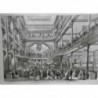 1872 I BON MARCHE GRAND MAGASIN ESCALIER ETAGE COMMERCE FACADE 2 JOURNAUX