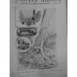 1892 UI TRAMWAY TUBULAIRE VINCENNES TRACÉ PROJET BOIS-BOULOGNE