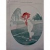 1911 VP SPORT TENNIS RAQUETTE FEMME MODE TOILETTE DESSIN PREJELAN