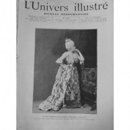 1891 UI SYBIL SANDERSON COMEDIENNE RÔLE MANON OPERA COMIQUE GRAVURE NAPIER