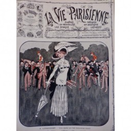 1909 VP COURSE HIPPIQUE LONGCHAMP JEUNE FEMME ELEGANCE PHOTOGRAPHE MODE