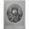 1872 I THEOPHILE GAUTIER PORTRAIT MANTEAU CHAPEAU FOURRURE PHOTO RICHEBOURG