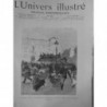 1891 UI MARCHAND FLEUR PARIS PRINTEMPS PANIER GARE ST-LAZARE DESSIN DESTEZ