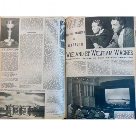 1954 PI WIELAND WOLFRAM WAGNER DIRECTION FESTIVAL BAYREUTH ECRAN CINEMA