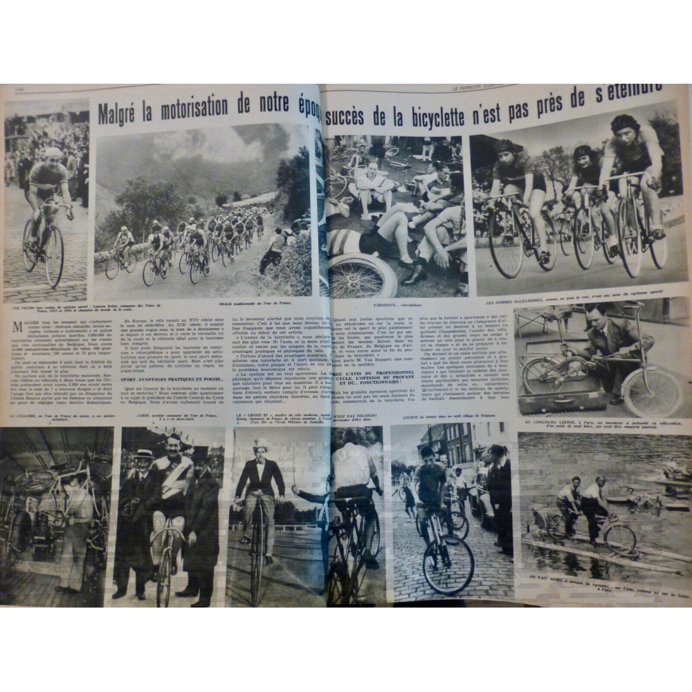 1954 PI CYCLISME SPORTIF TOUR FRANCE COURSE LOUISON BOBET CHAMPION MONDE