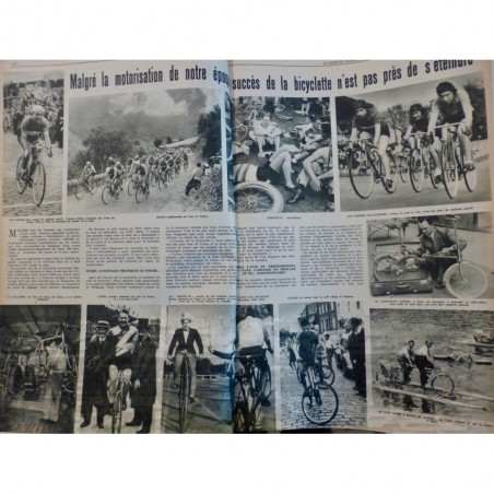 1954 PI CYCLISME SPORTIF TOUR FRANCE COURSE LOUISON BOBET CHAMPION MONDE