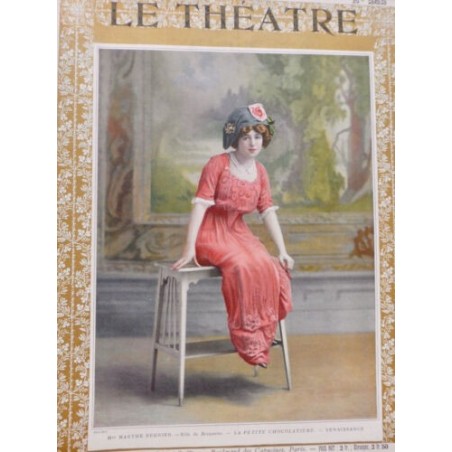 1909 THEATRE MARTHE REGNIER PETITE CHOCOLATIERE VENTURA ODEON