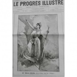 1892 PI ULYSSE ODYSSEE TROIE MARIE DELNA TROYENS THEATRE