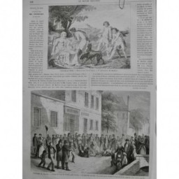 1864 MI ULYSSE ODYSSEE TROIE HOMERE ILE SYROS ROME PRIX PEINTURE MAILLART