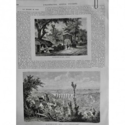 1869 I PARIS MEUDON CHATEAU MLE CHOIN BOIS PLESSIS-PIQUET ROBINSON PARC MARCHAND