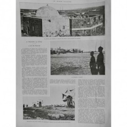 1921 MI SYRIE ILE ROUADE VIE MOEURS REDOUTE CIMETIERE MARIN MOULIN CITADELLE