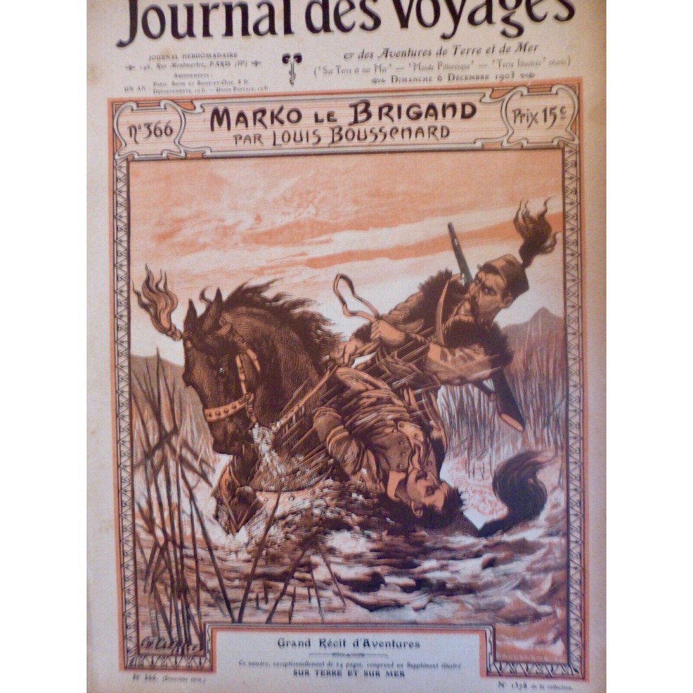 1903 JDV MACEDOINE MARKO BRIGAND PILLAGE VOL TURC ALBANAIS