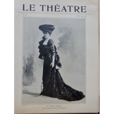 1902 THEATRE MLLE FRED GRESAC MLLE CESBRON GRISELIDIS