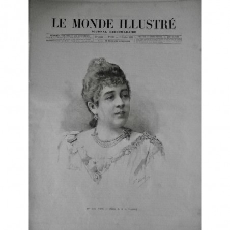 1893 MI ANNA JUDIC PORTRAIT CAFE-CONCERT CHANSON REPERTOIRE DESSIN VUILLIER