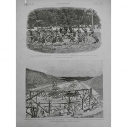 1895 I GRECE JEUX OLYMPIQUES RESTAURATION STADE PANATHENAÏQUE