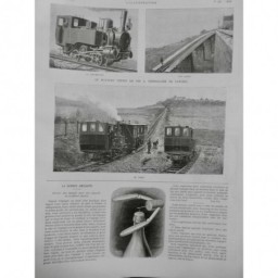 1887 I LANGRES CHEMIN FER CREMAILLERE LOCOMOTIVE VOIE FERREE RAMPE