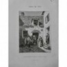 1872 I MARECHAL FERRAND CHEVAL SABOT FER OUTILS TABLEAU VEYRASSAT