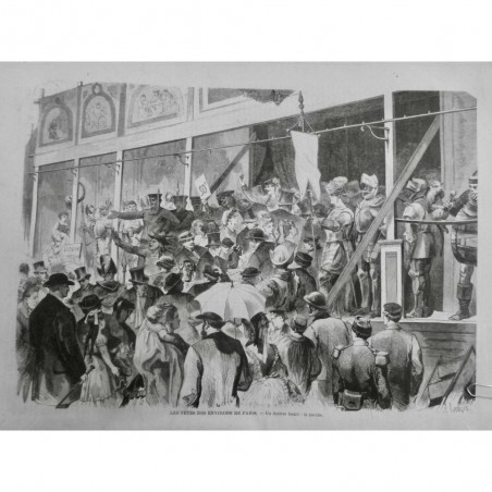 1872 I PARIS FETE THEATRE FORAIN